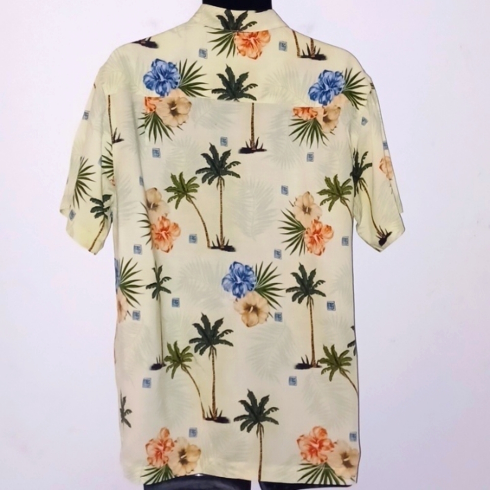 RON CHERESKIN Palm Tree Tropical Vacation Shirt, M - Picture 6 of 6